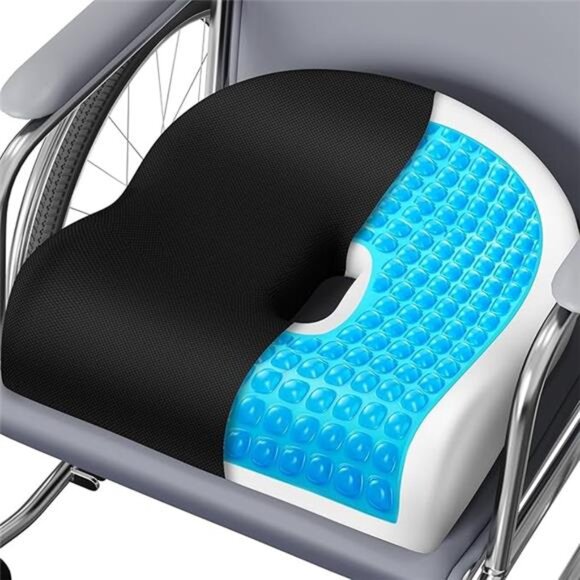 Memory Foam Seat Cushion for Office Chair Tailbone Back Pain Relief Car Desk - Picture 7 of 7
